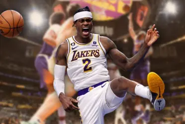 The Lakers wing Jarred Vanderbilt is still away from making his debut with LA this season, he reacted to one of his teammate's performance in the win over the Cavs