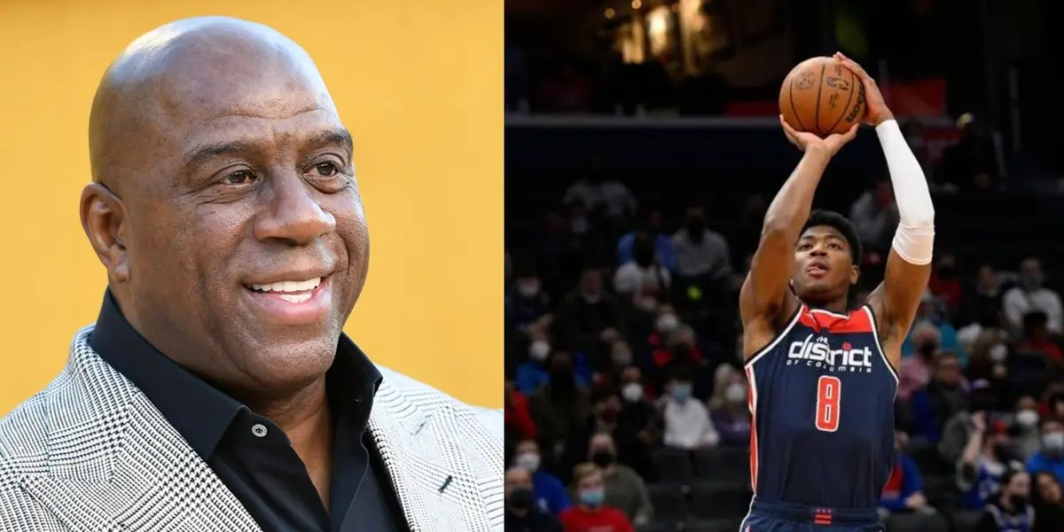 The Los Angeles Lakers finally made a significant trade this season after a lot of speculation, and the former President of basketball operation Magic, reacted to it