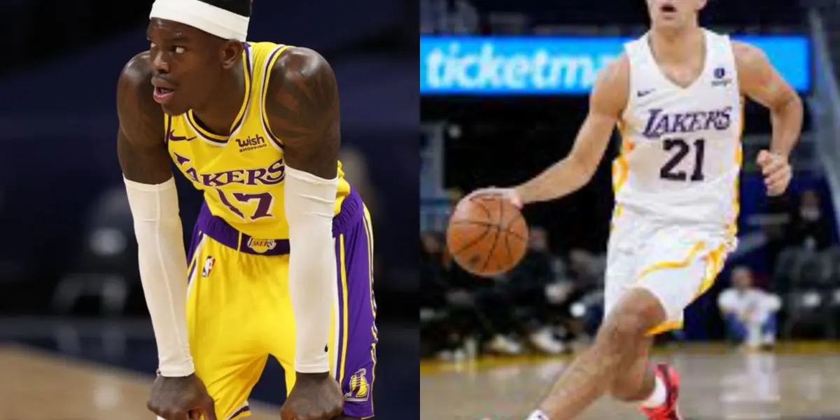 The Los Angeles Lakers should give a chance in the team to Cole Swider over Dennis Shröder.